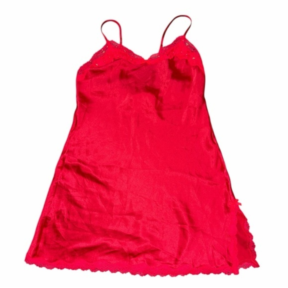 Victoria's Secret Red Lace Chemise